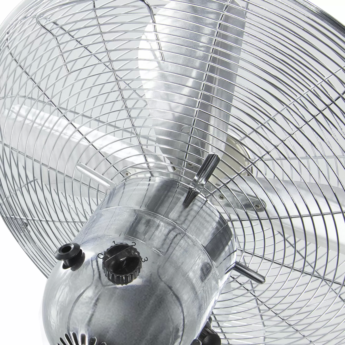 Inventum VST414C Ventilator, statiefmodel 40 cm, hout en chroom