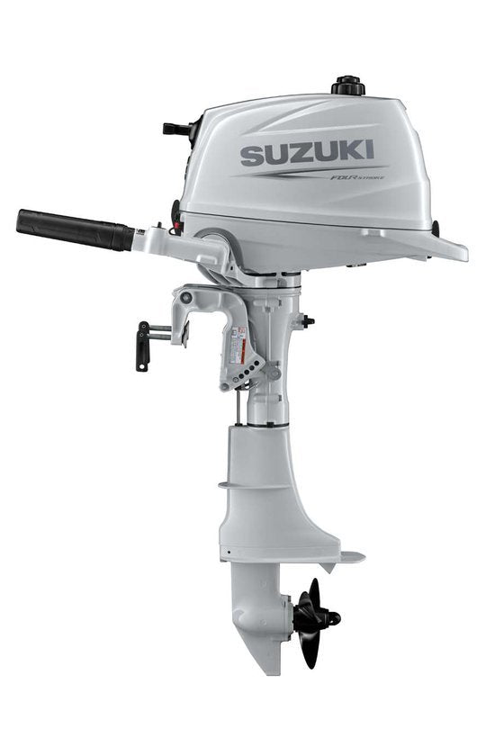 Suzuki DF6AS Wit buitenboordmotor inclusief 150 euro "Suzuki Summerfun" voordeel