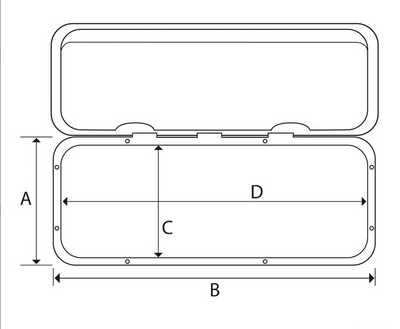 Talamex Inspectieluik 243x607 mm