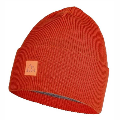 Buff Crossknit Hat Solid