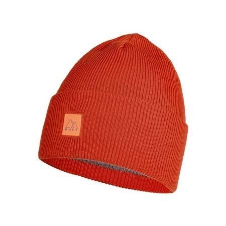 Buff Crossknit Hat Solid