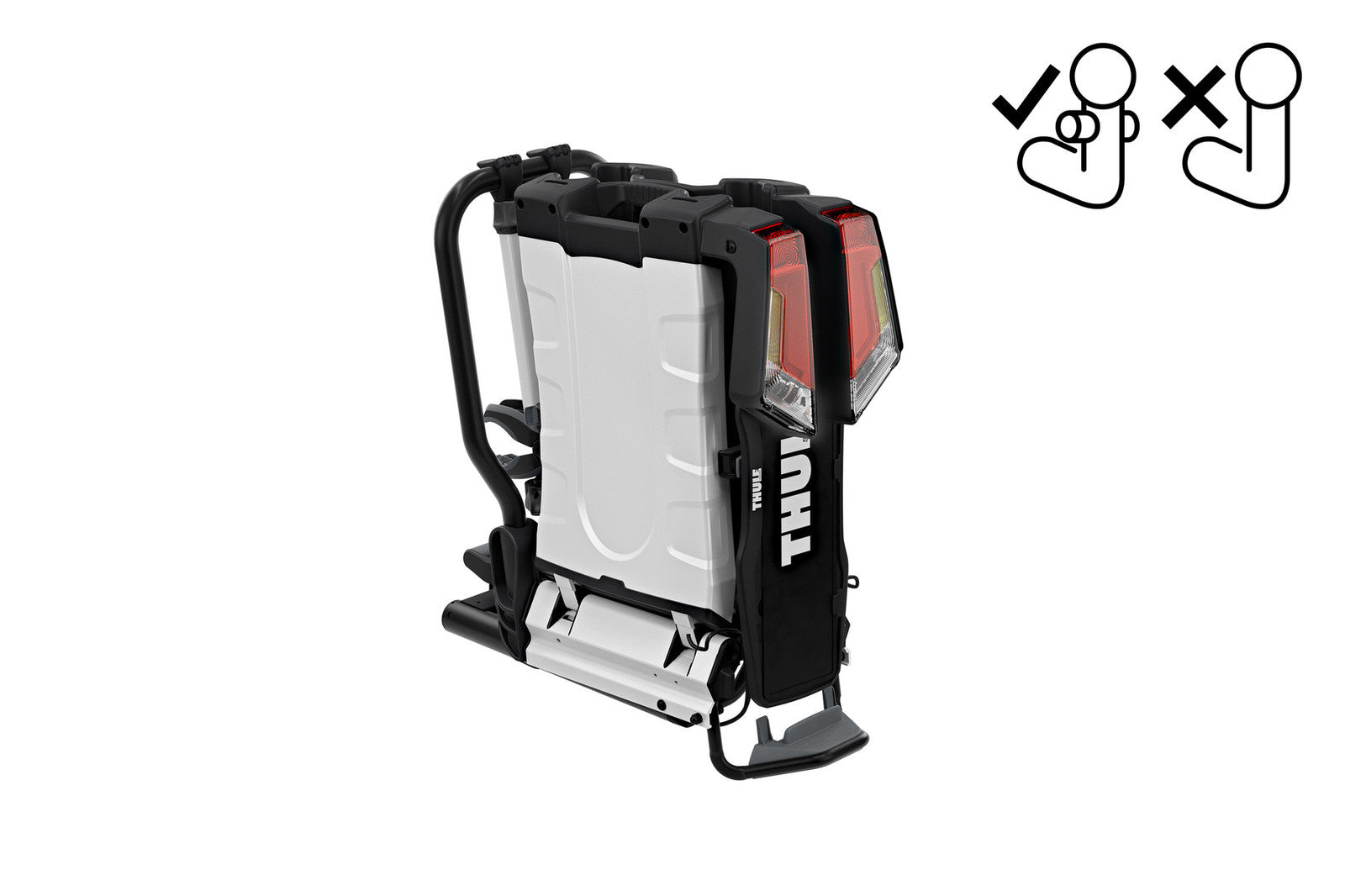 Thule EasyFold XT F fietsendrager voor 2 fietsen zwart