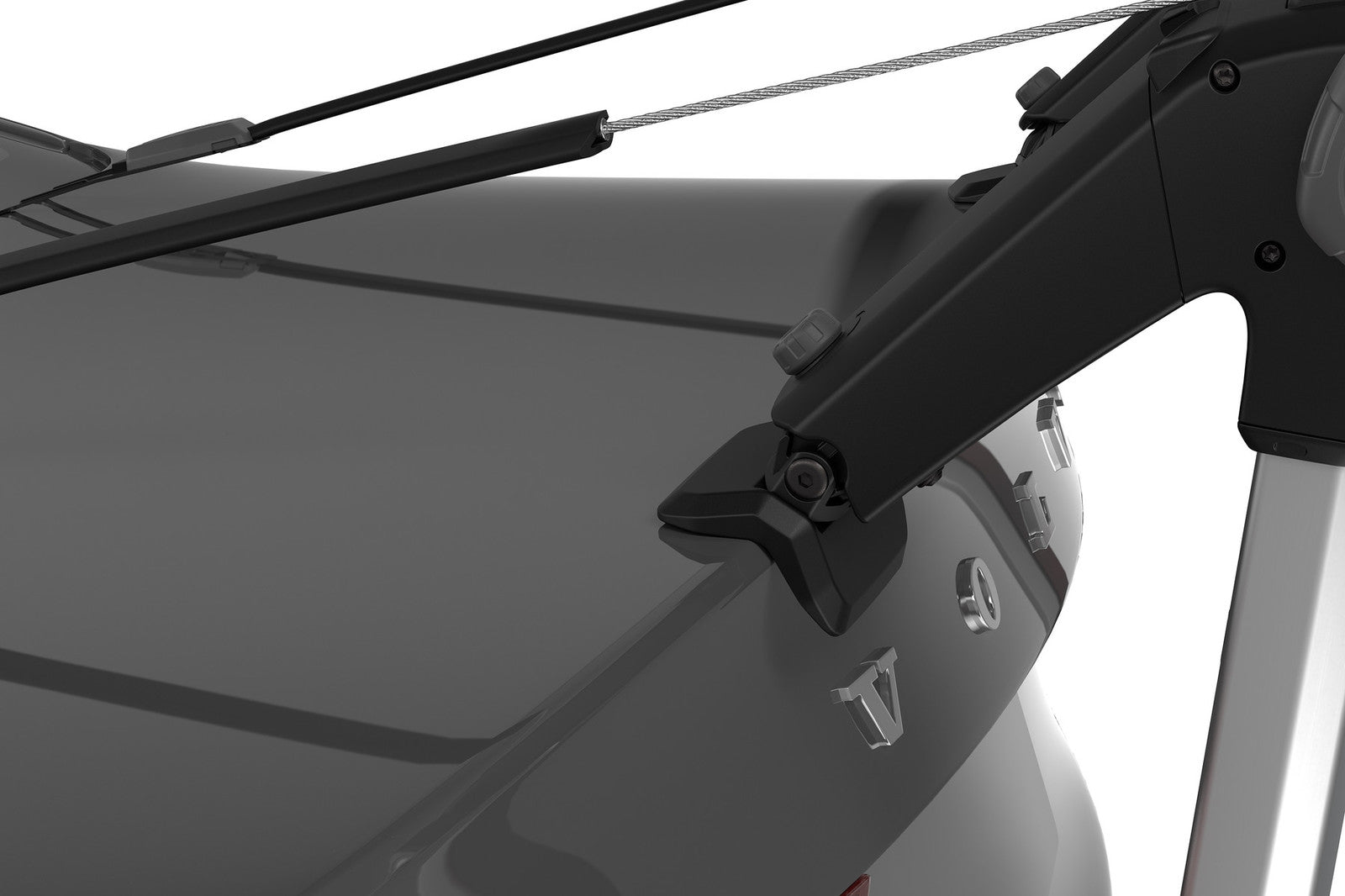 Thule OutWay Hanging 2 fietsendrager voor op de kofferbak zwart met aluminium