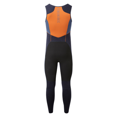Gill Race FireCell Skiff Suit blauw met oranje