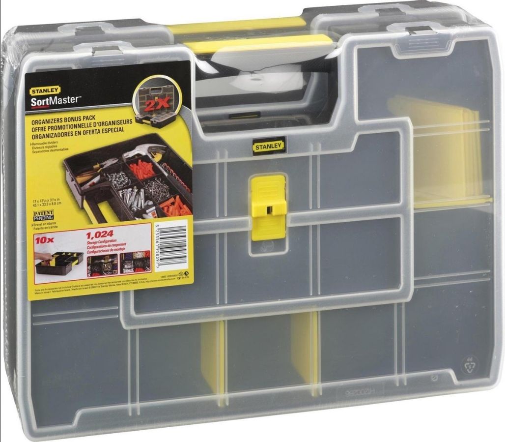 Stanley 1-95-839 Duo pack Sortmaster organisers