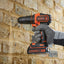 Black&Decker BDCHD18S2KA-QW 18 V Schroefklopboormachine met 2 Accu's, 104 Acc. en Kluskoffer