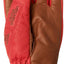 Hestra Henrik Lether Pro skihandschoenen bruin/rood