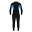 Magic Marine Rental Fullsuit 3/2mm zwart met blauw