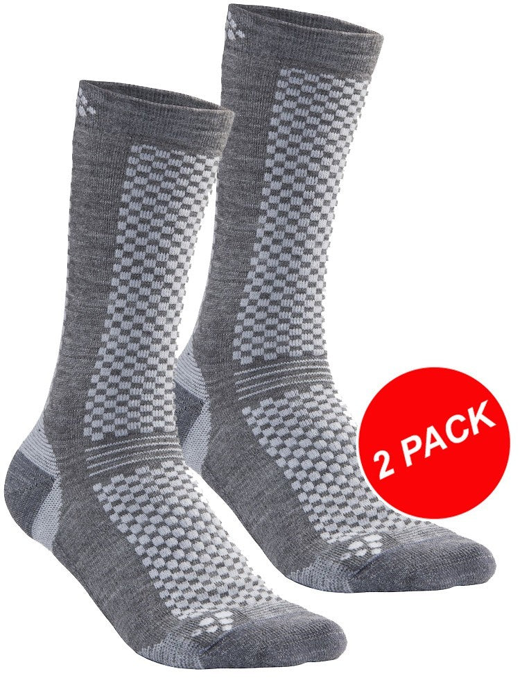 Craft Warm Mid 2-Pack Sock 37-39
