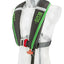 Besto Comfort fit 180N MH automatisch reddingsvest met harnas zwart/groen