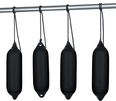 Seilflechter Star 2 Fenderset zwart