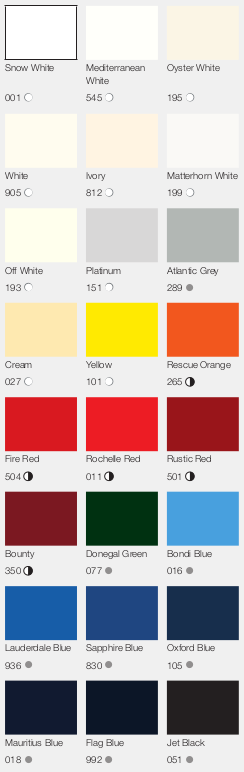 International Toplac Plus 001 snow white