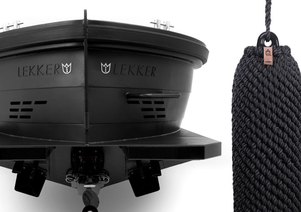 Nautiqo Touw Fender L zwart