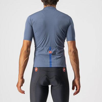 Castelli Classifica fietsshirt korte mouwen blauw heren