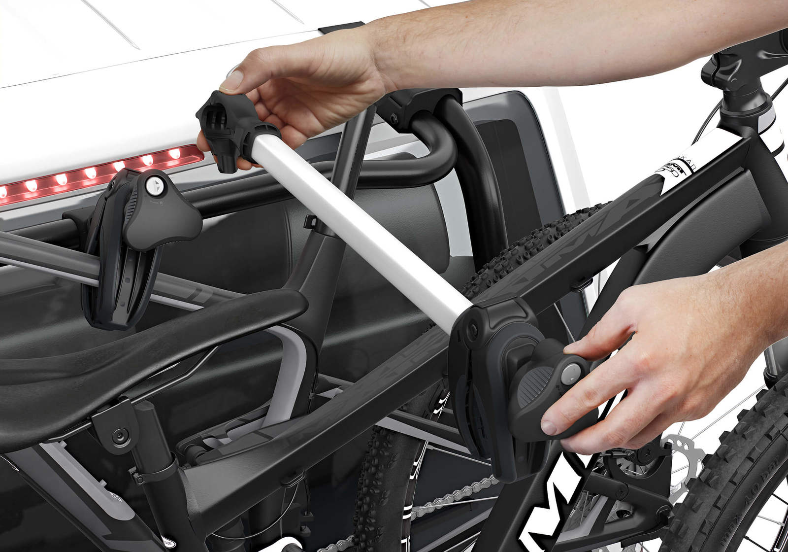 Thule WanderWay fietsendrager voor 2 fietsen zwart
