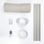 DHome Supplied By Daewoo DA9KWE mobiele airco met ventilator en luchtontvochtiger