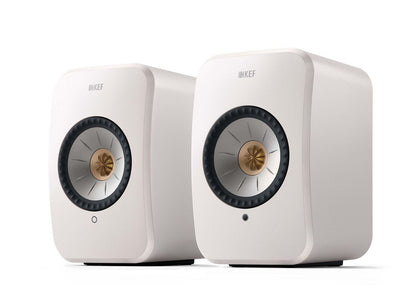 Kef LSX II set in wit