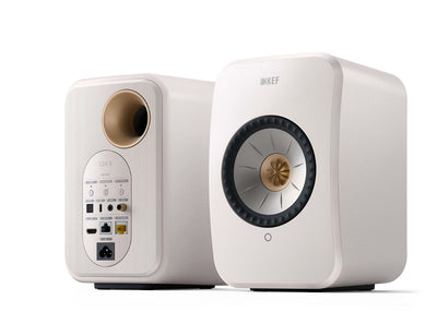 Kef LSX II set in wit