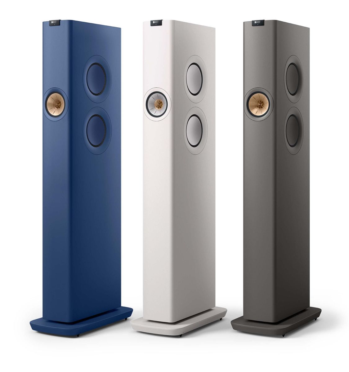 Kef LS60 Wireless set blauw