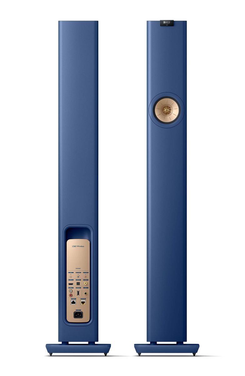 Kef LS60 Wireless set blauw