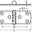 Marinetech Scharnier 100 x 40 mm