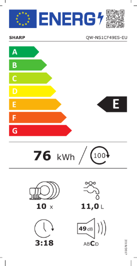 Sharp QWNS1CF49ESEU
