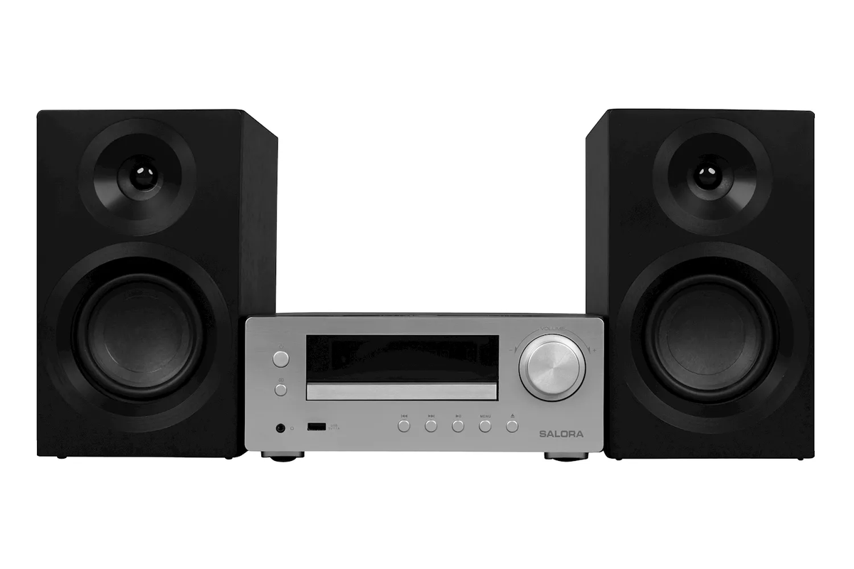 Microset 101ff Salora MHS550 stereo microset met DAB+ radio en CD speler ingebouwd ...
