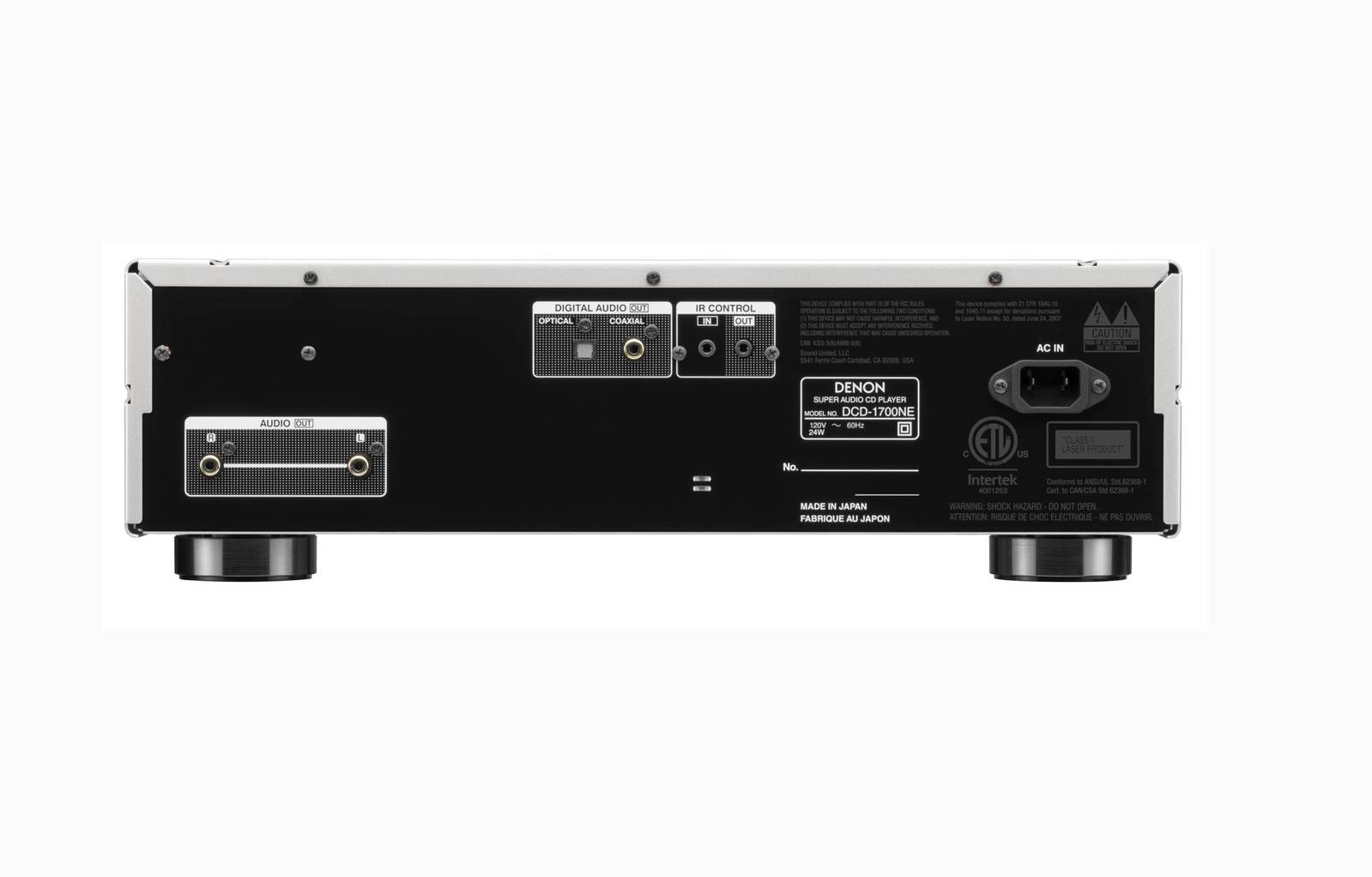 Denon DCD1700NESPE2 CD speler geschikt voor CD en SACD resolutie