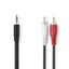 Nedis Stereo 3,5mm en 2xRCA