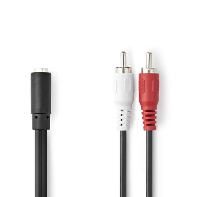 Nedis 3,5mm Jack 2x RCA male