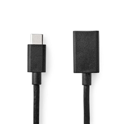 Nedis USB verloop kabel van USB-C Male naar USB-A Female