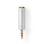 Nedis Stereo audio adapter verloopplug van 3,5 mm Male naar 6,35 mm Female