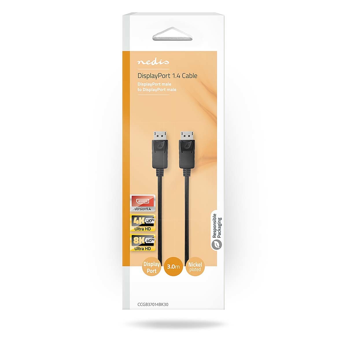 Nedis DisplayPort 1.4 kabel