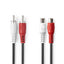 Nedis Stereo audio kabel verlengkabel 2x RCA Male naar 2x RCA Female