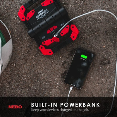 Nebo Omni 2K werklamp oplaadbaar