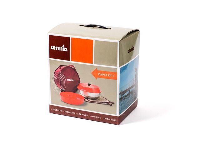 Omnia Kit 1 Oven 5-delige set rood