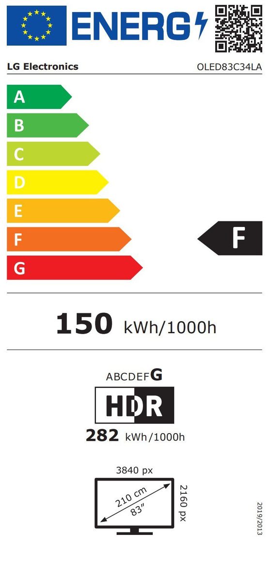 LG OLED83C34LA