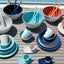 Marine Business Scheepsservies Summer Kommen set 6 stuks blauw