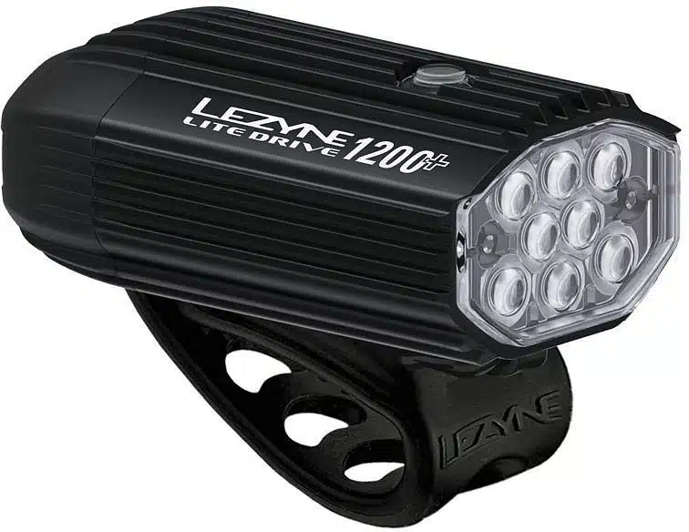 Lezyne Lite Drive 1200+ met KTV Drive Pro+ set