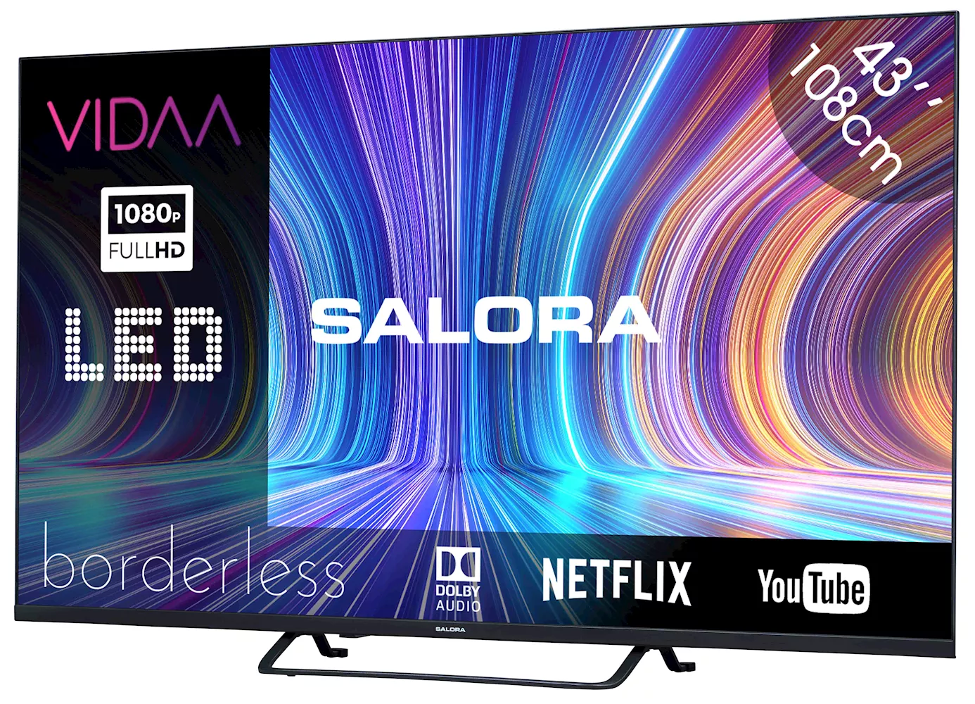 Salora 43FV210 met Vidaa Smart televisie