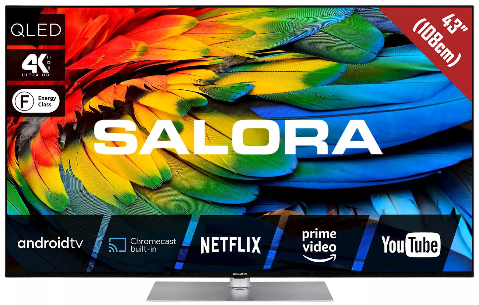 Salora 65QLED440 Smart televisie met QLED scherm