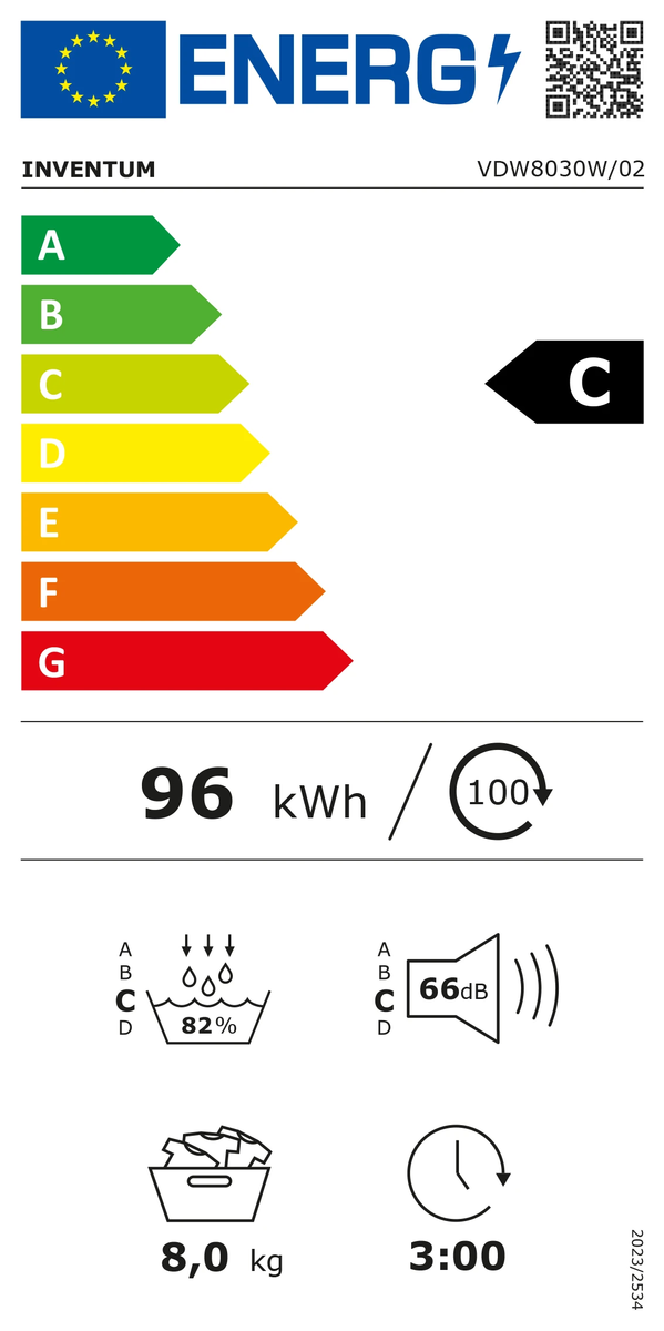 Inventum VDW8030W wit