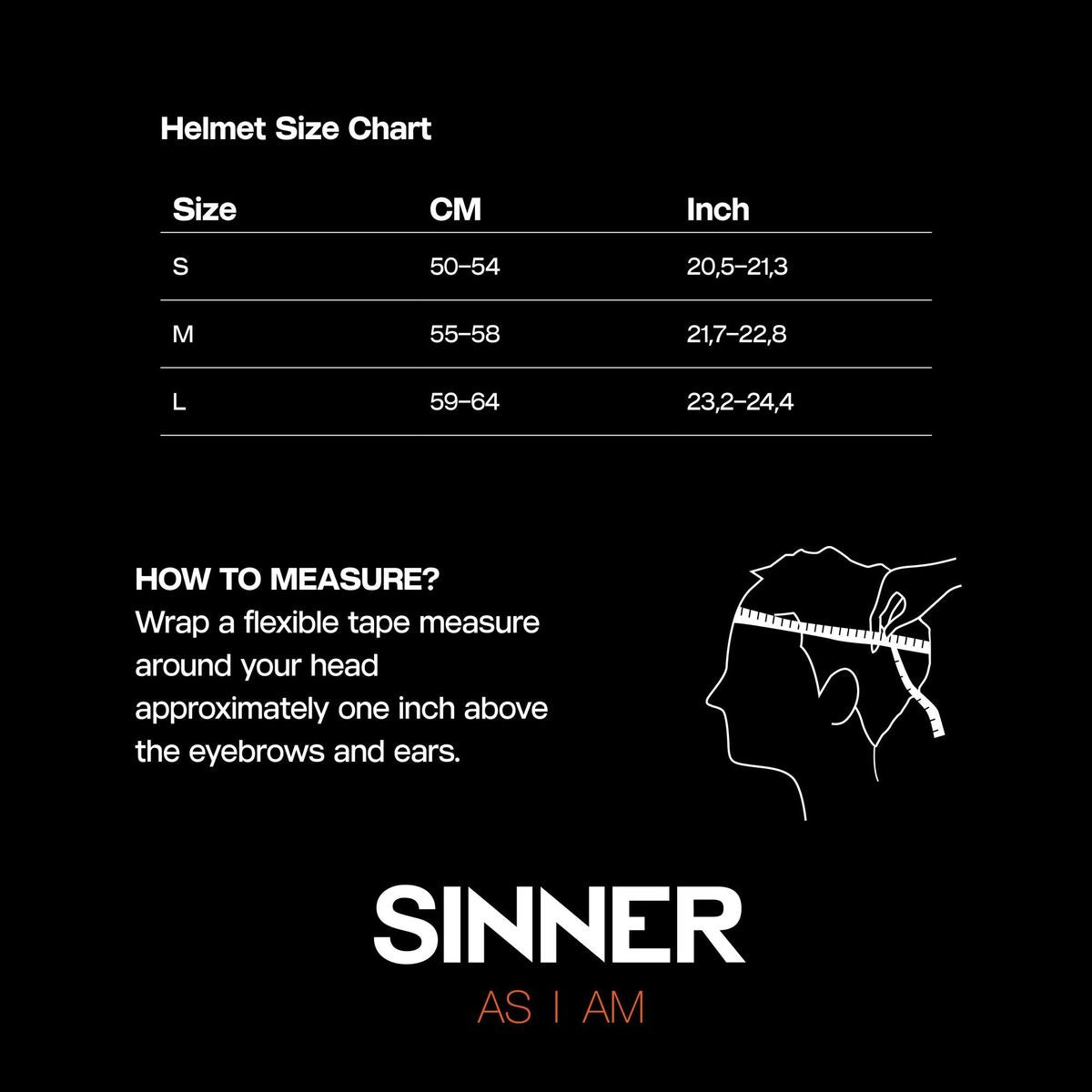 Sinner TYPHOON VISOR 50-54 cm