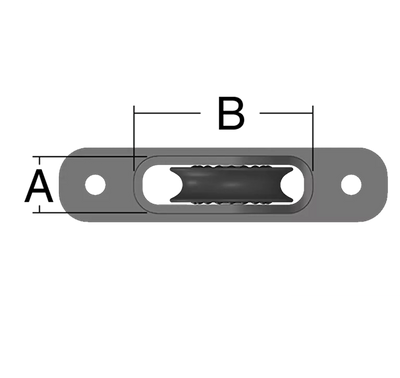 Harken 1200 1-schijfs 30mm Protexit doorvoer blok
