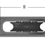 Harken 1203 1-schijfs 50mm Protexit doorvoer blok