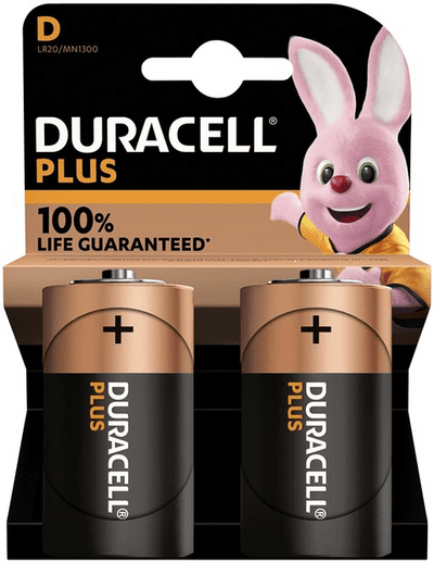 Duracell D-cell batterij Plus