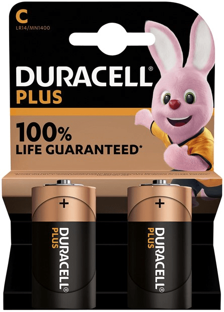 Duracell C-cell batterij plus