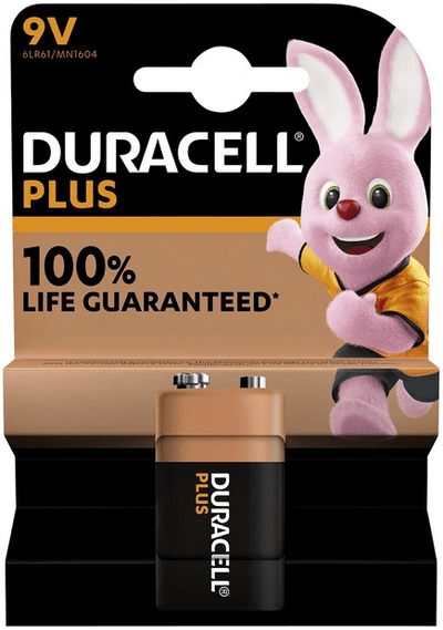 Duracell 9 Volt Plus Alkaline