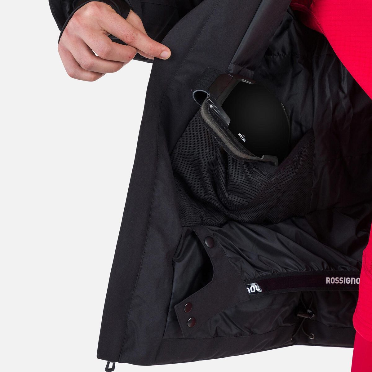 Rossignol Strawpile ski jas zwart heren