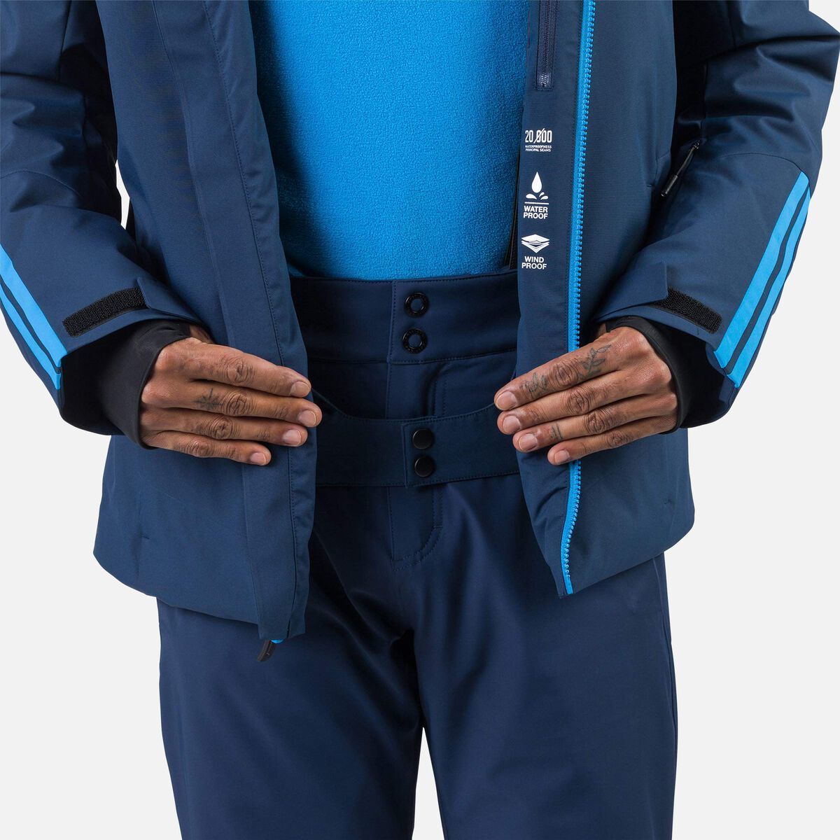 Rossignol Strawpile ski jas navy heren